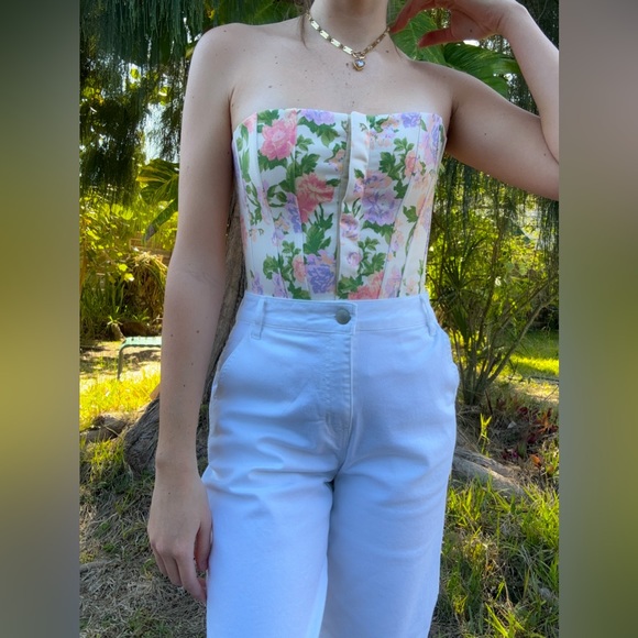 zara floral corset - Picture 2 of 8